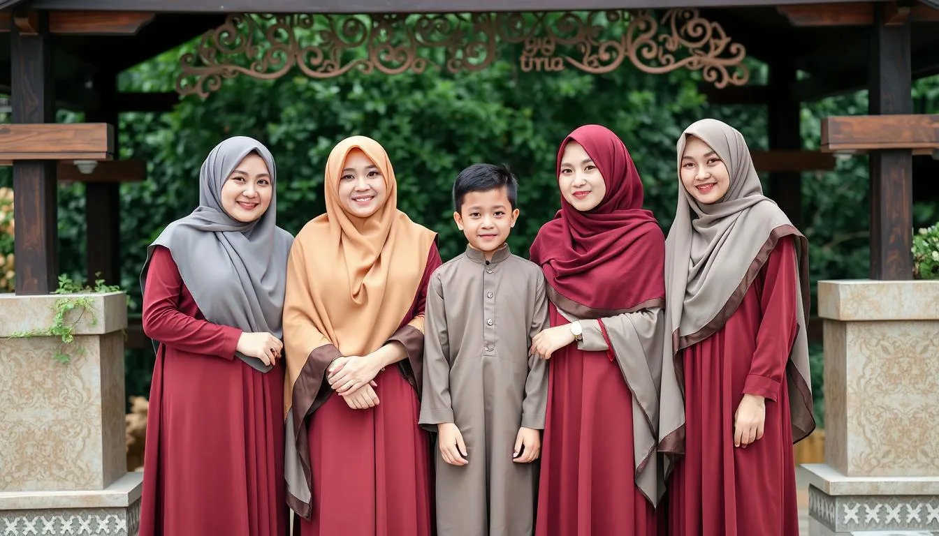 baju seragam keluarga untuk pesta pernikahan terbaru 2023