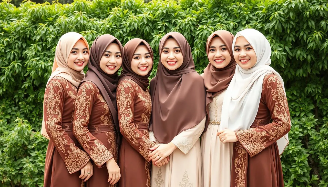 seragam keluarga pernikahan