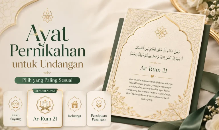 ayat tentang pernikahan di undangan