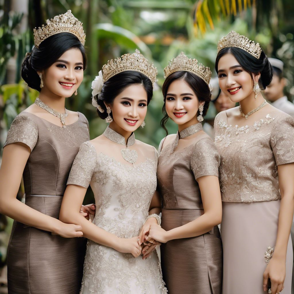 baju seragam keluarga untuk pesta pernikahan