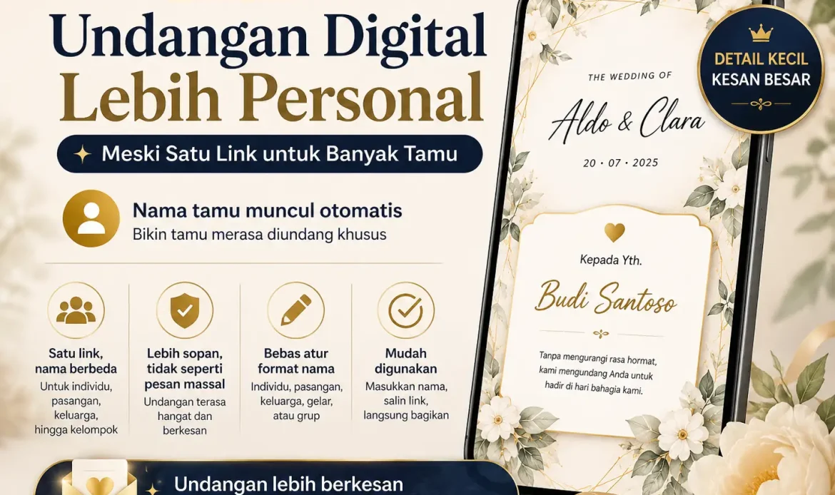 Namatamu di Undangan Digital: Kecil Tapi Bikin Berkesan