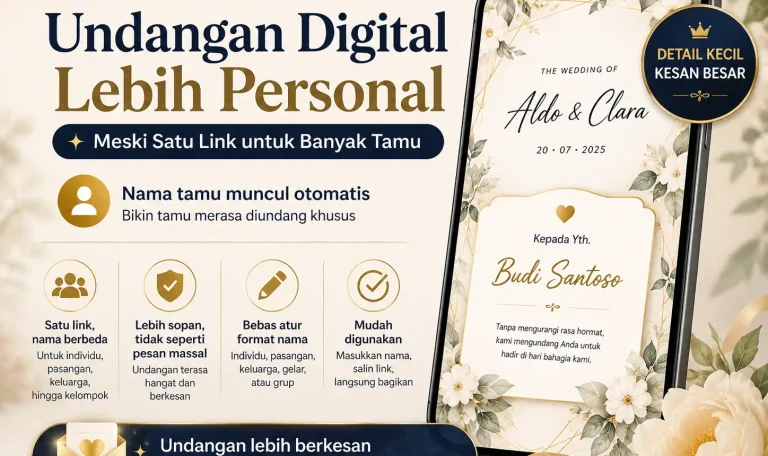 Namatamu di Undangan Digital: Kecil Tapi Bikin Berkesan