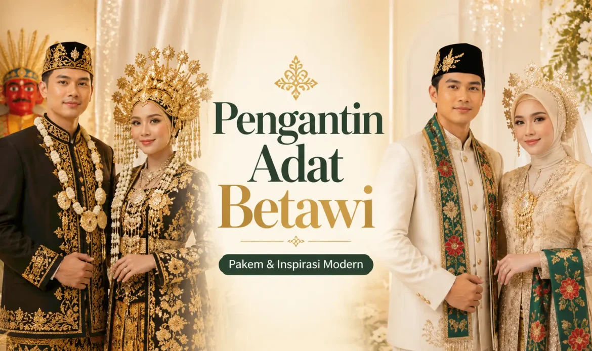 pengantin adat betawi