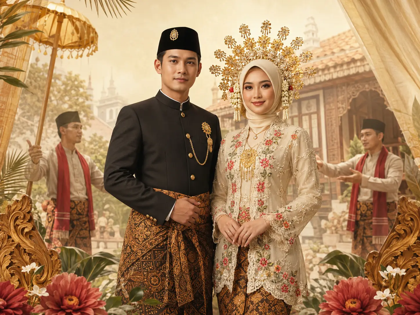 pengantin adat betawi
