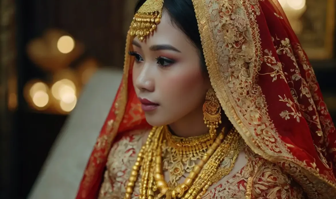 Gaun Pengantin India Termewah Hijab: Eksplorasi Kemewahan Ala Bollywood