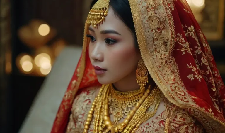 Gaun Pengantin India Termewah Hijab: Eksplorasi Kemewahan Ala Bollywood