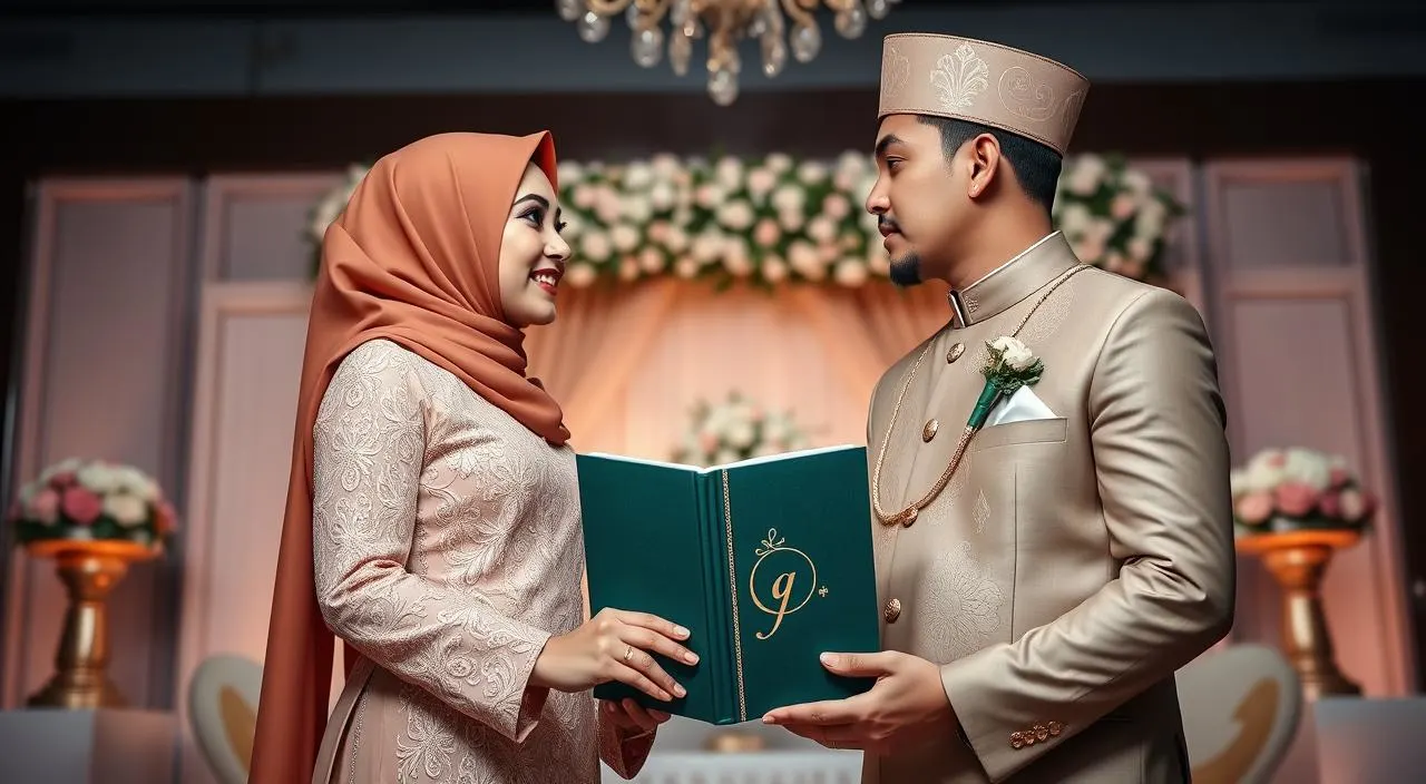gaya foto wedding di pelaminan