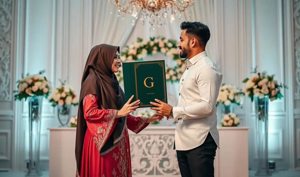 gaya foto wedding di pelaminan