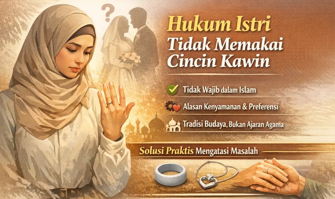 Hukum Istri Tidak Memakai Cincin Kawin
