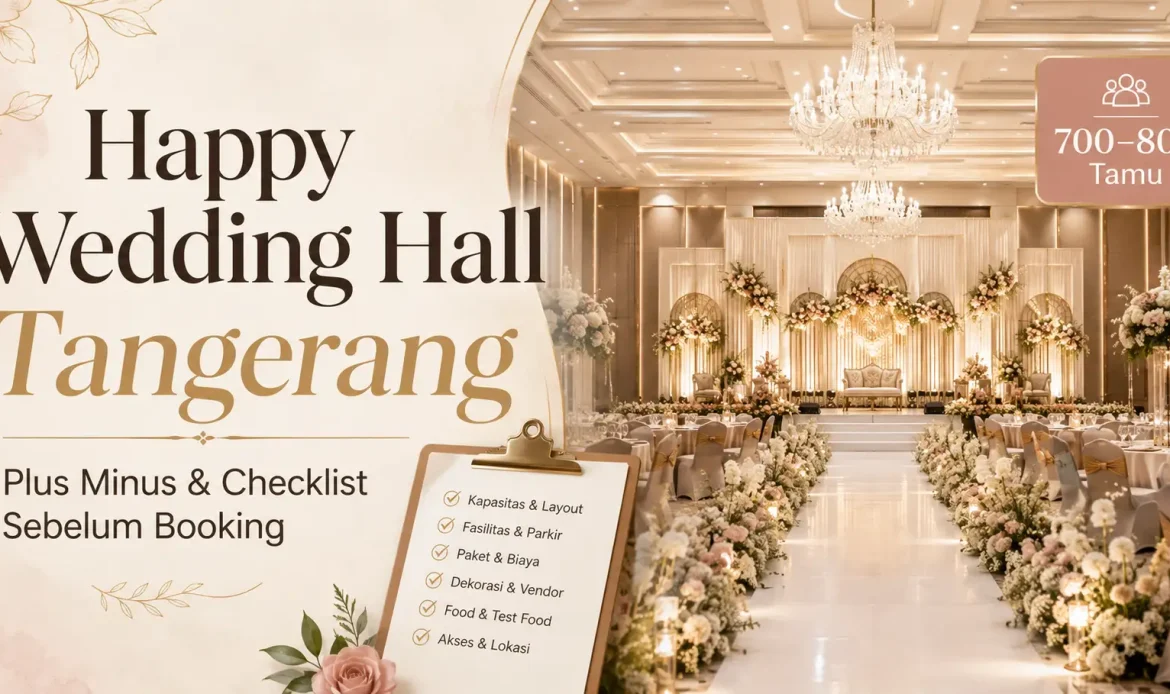 Gedung Happy Wedding Hall Tangerang: Informasi, Plus Minus, dan Checklist Sebelum Booking Gedung Happy Wedding Hall Tangerang: Informasi, Plus Minus, dan Checklist Sebelum Booking