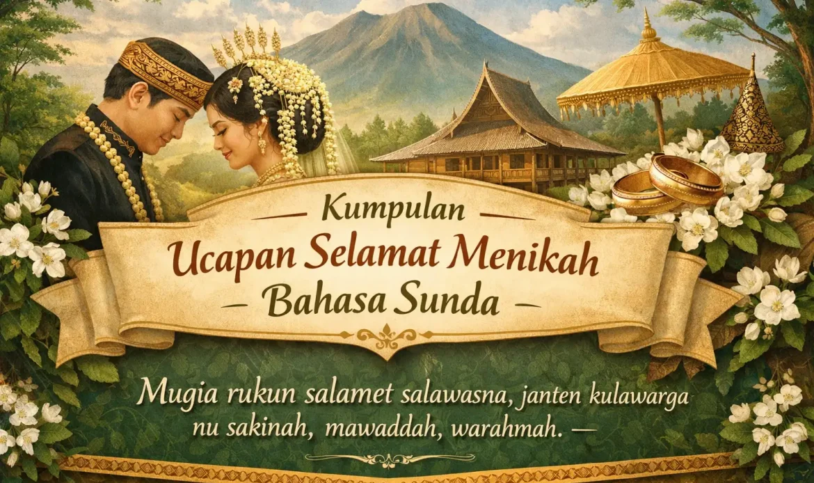 ucapan selamat menikah bahasa sunda