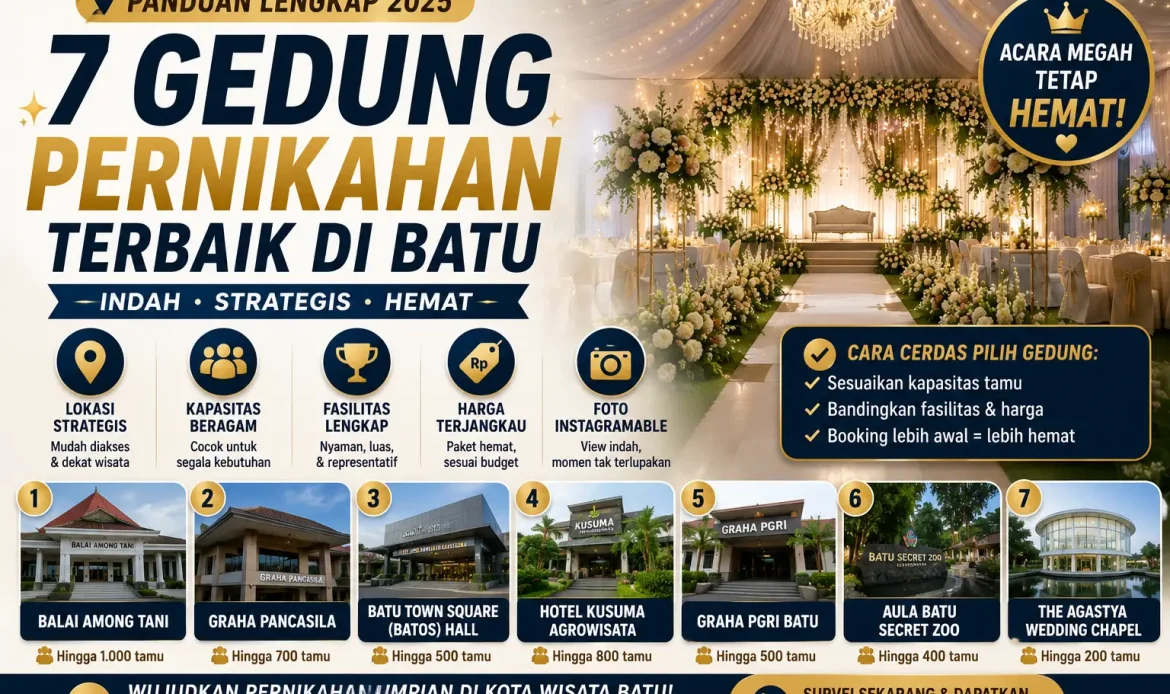 Gedung Pernikahan di Batu
