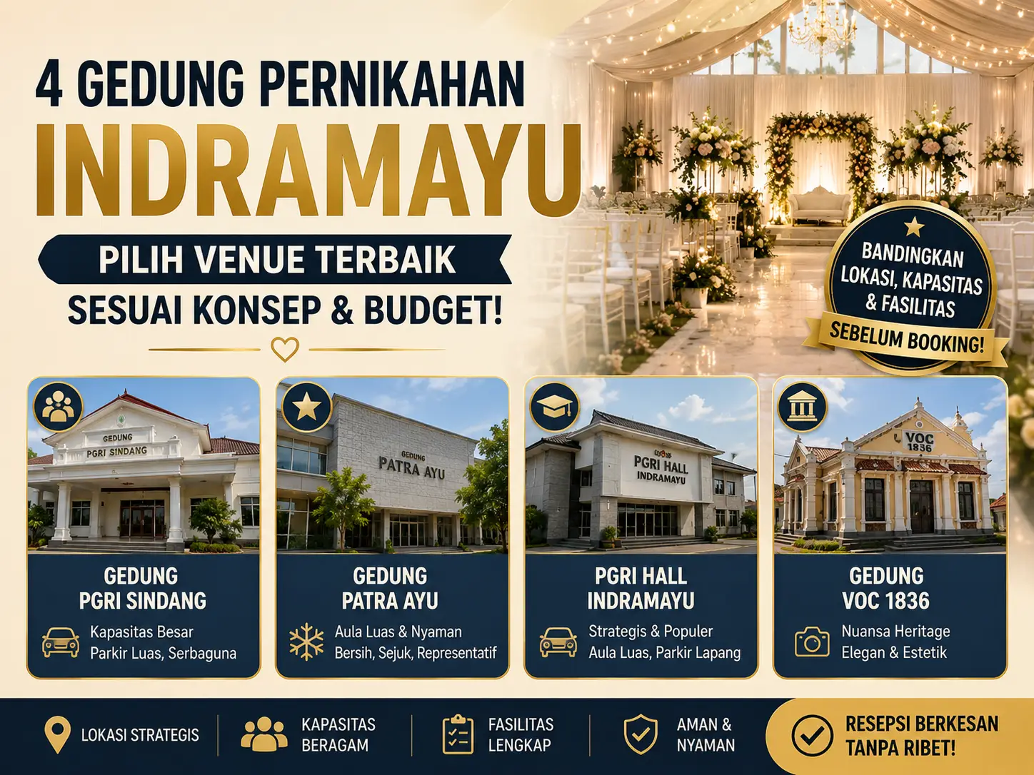 Gedung Pernikahan di Indramayu