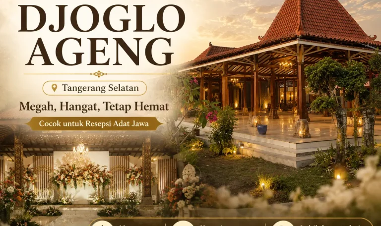 gedung pertemuan djoglo ageng kota tangerang selatan banten