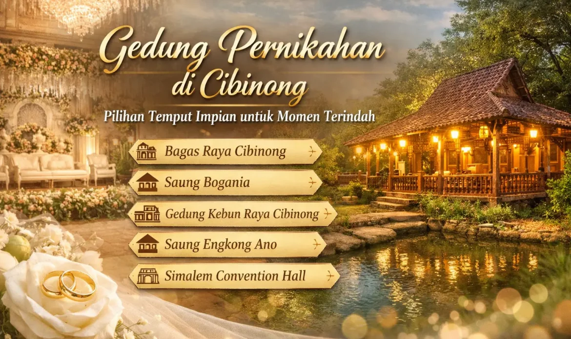 Gedung Pernikahan di Cibinong