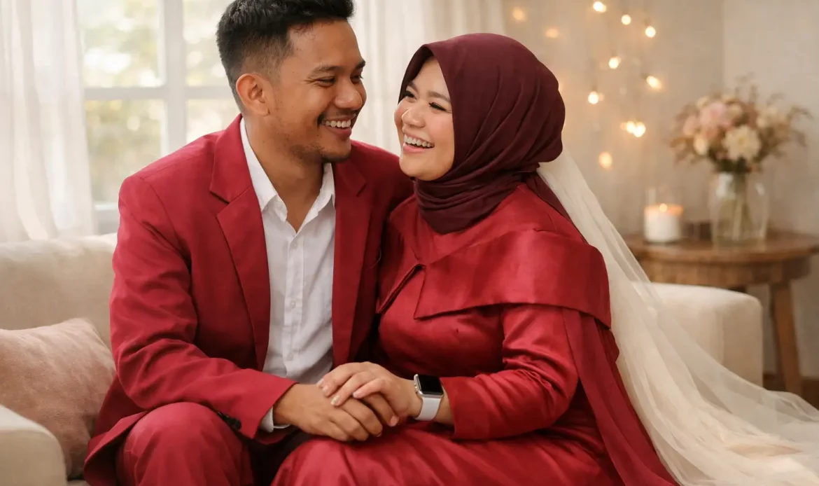 Prewedding Casual Indoor Hijab di Rumah Sendiri, Kenapa Tidak?