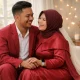 Prewedding Casual Indoor Hijab di Rumah