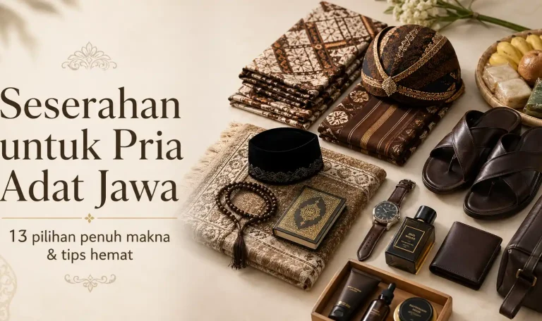 seserahan untuk pria adat jawa