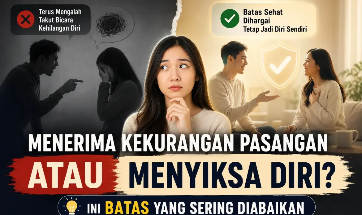 Menerima Kekurangan Pasangan atau Menyiksa Diri? Ini Batas yang Sering Diabaikan