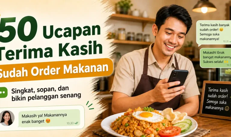 50 Ucapan Terima Kasih Sudah Order Makanan yang Bikin Pelanggan Senang dan Mau Pesan Lagi
