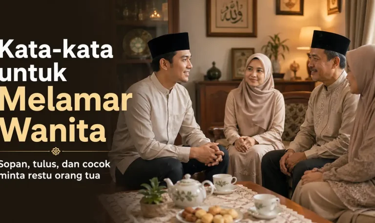 Kata-kata untuk Melamar Wanita yang Religius, Cocok untuk Minta Restu Orang Tua